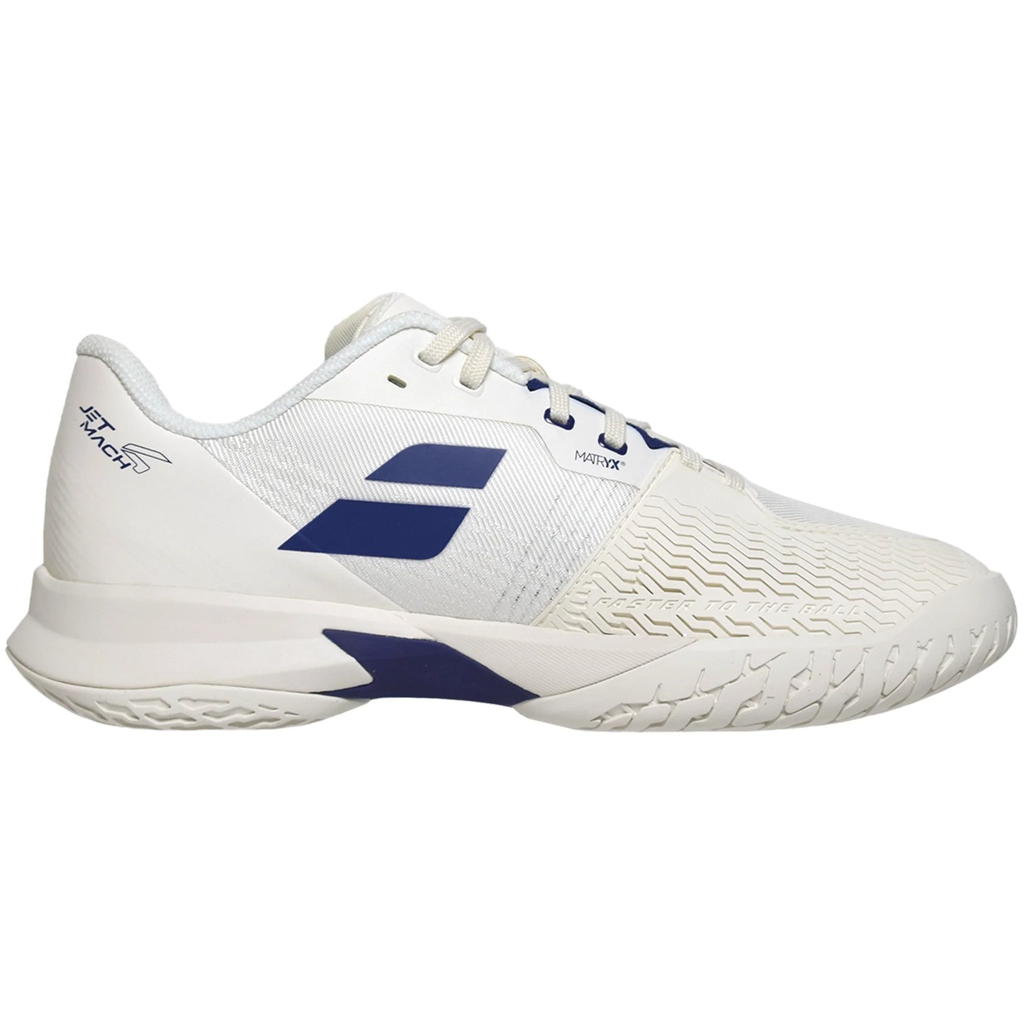 Babolat Men's Jet Mach 4 AC 30S26629B-1115 Cream/Dark Blue