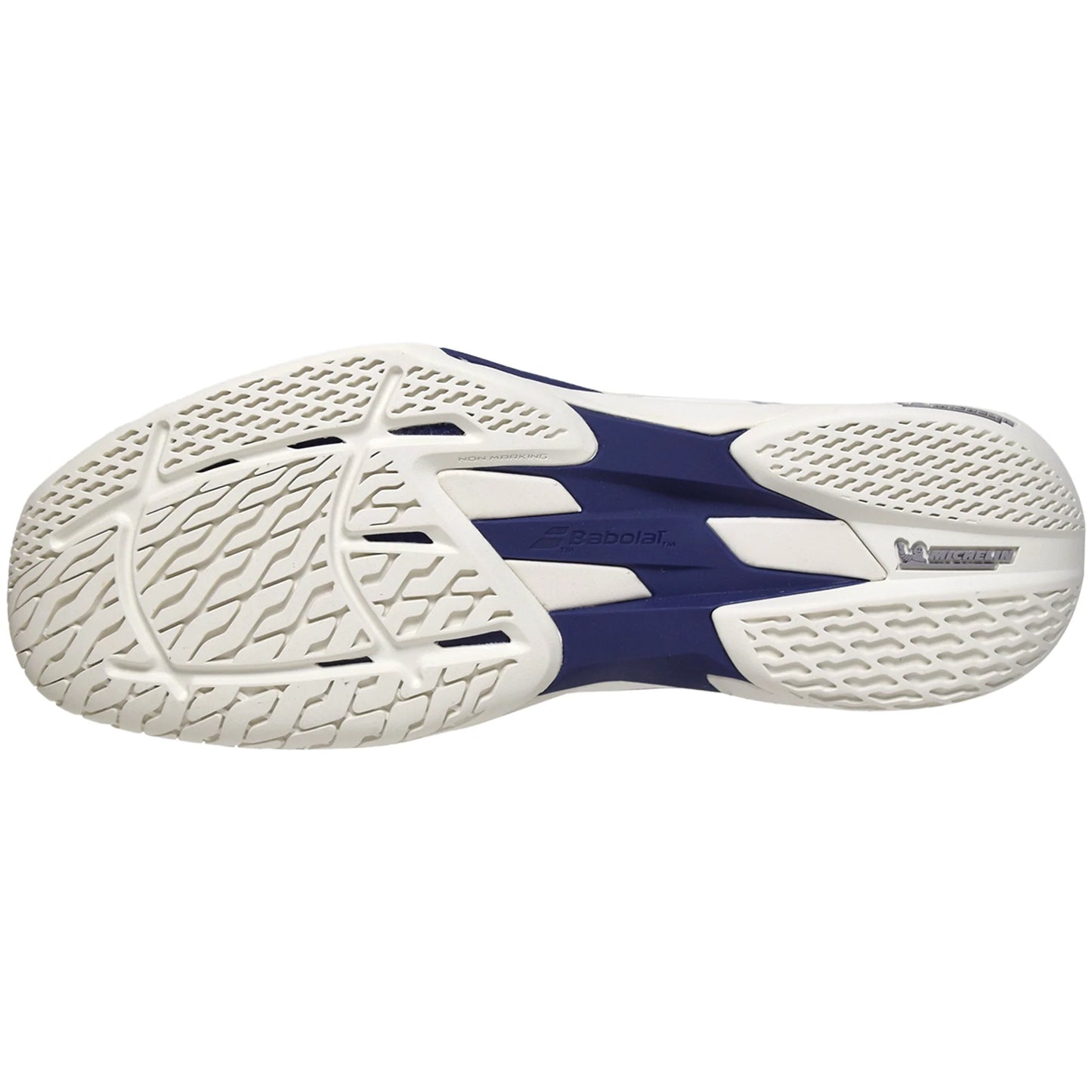Babolat Men's Jet Mach 4 AC 30S26629B-1115 Cream/Dark Blue