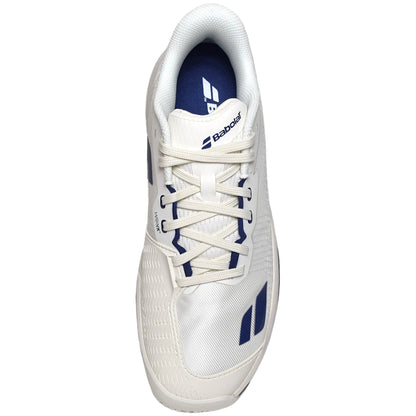 Babolat Men's Jet Mach 4 AC 30S26629B-1115 Cream/Dark Blue