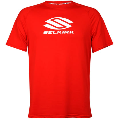Selkirk Men’s Essentials DualSoft Short Sleeve Graphic Tee (Red)