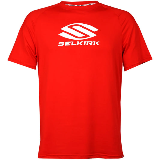 Selkirk Men’s Essentials DualSoft Short Sleeve Graphic Tee (Red)