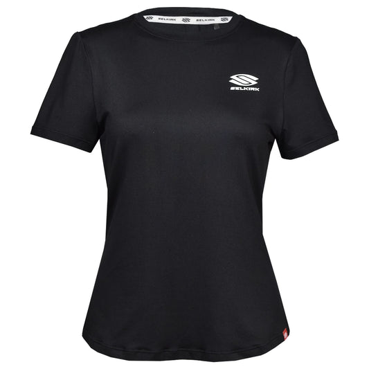 Selkirk Women's Essentials DualSoft Short Sleeve Graphic Tee (Blackout)