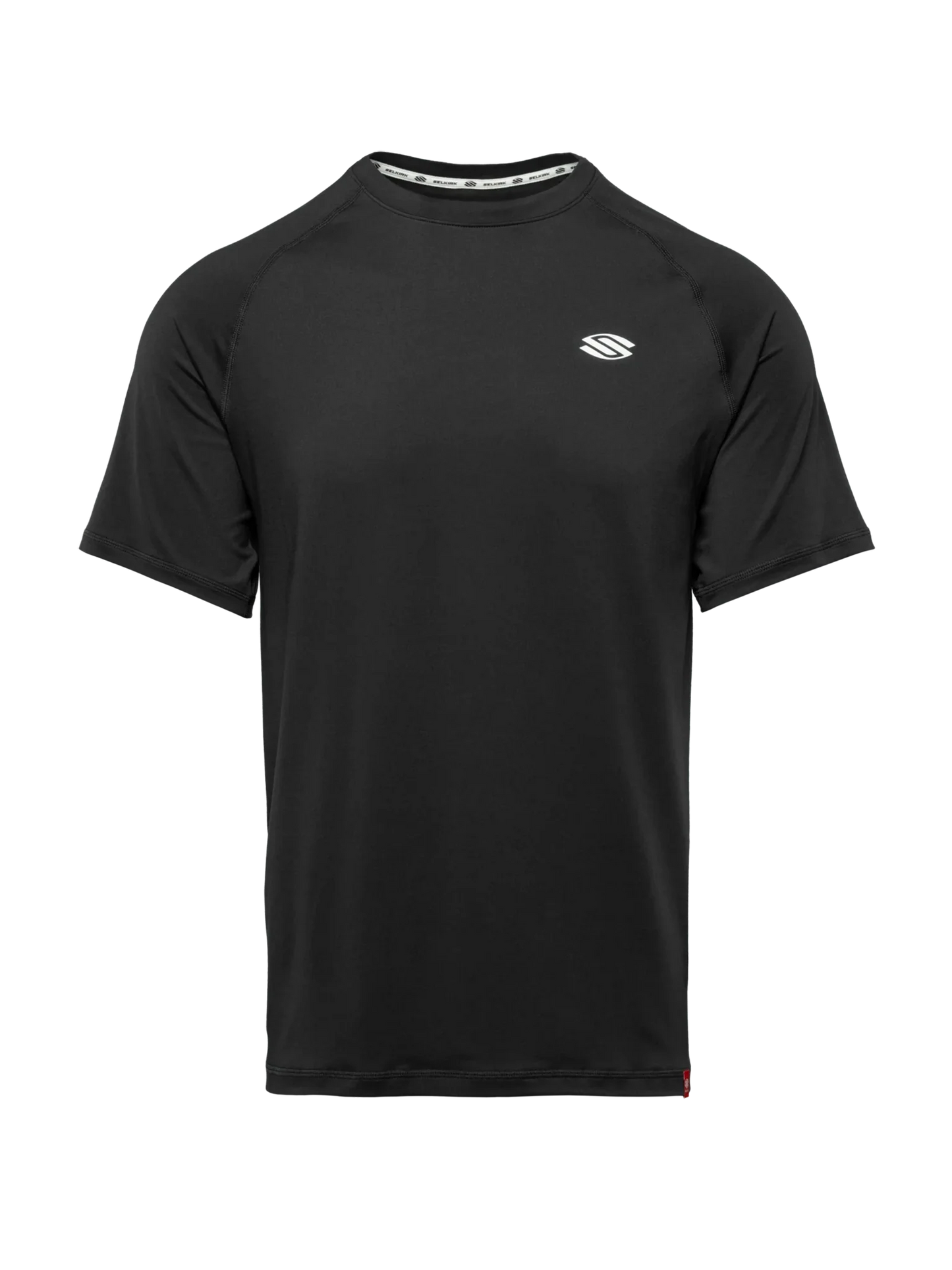 Selkirk Essentials 2.0 Sport-Wik T-shirt Performance à manches courtes pour homme (Noir