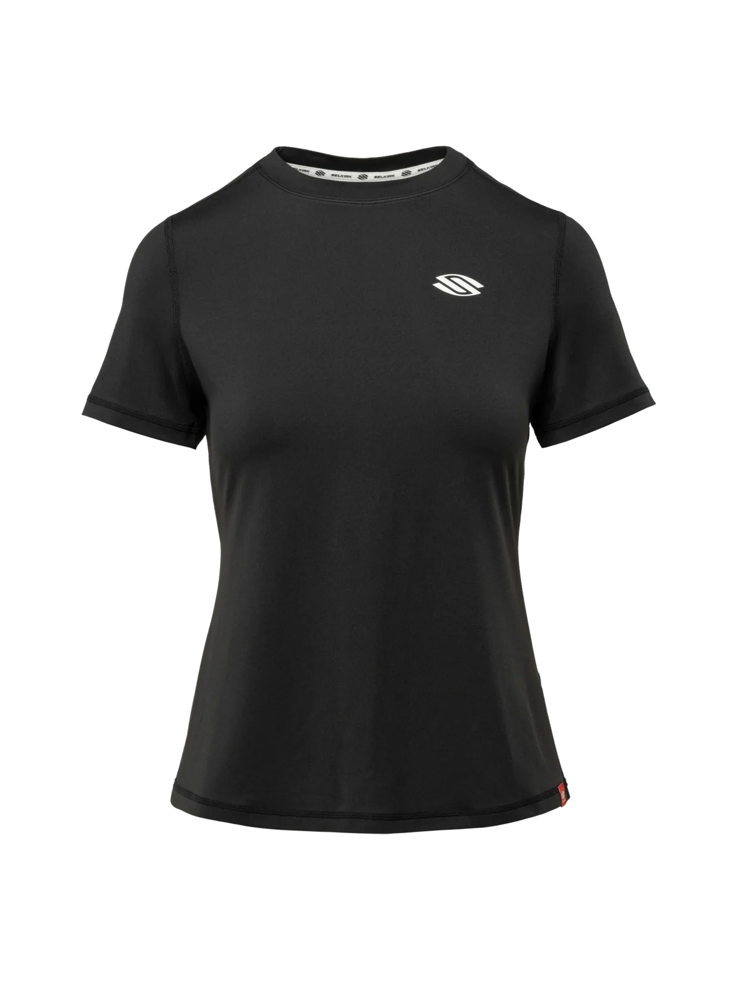 Selkirk Essentials 2.0 Sport-Wik T-shirt Performance à manches courtes pour femme (Noir)