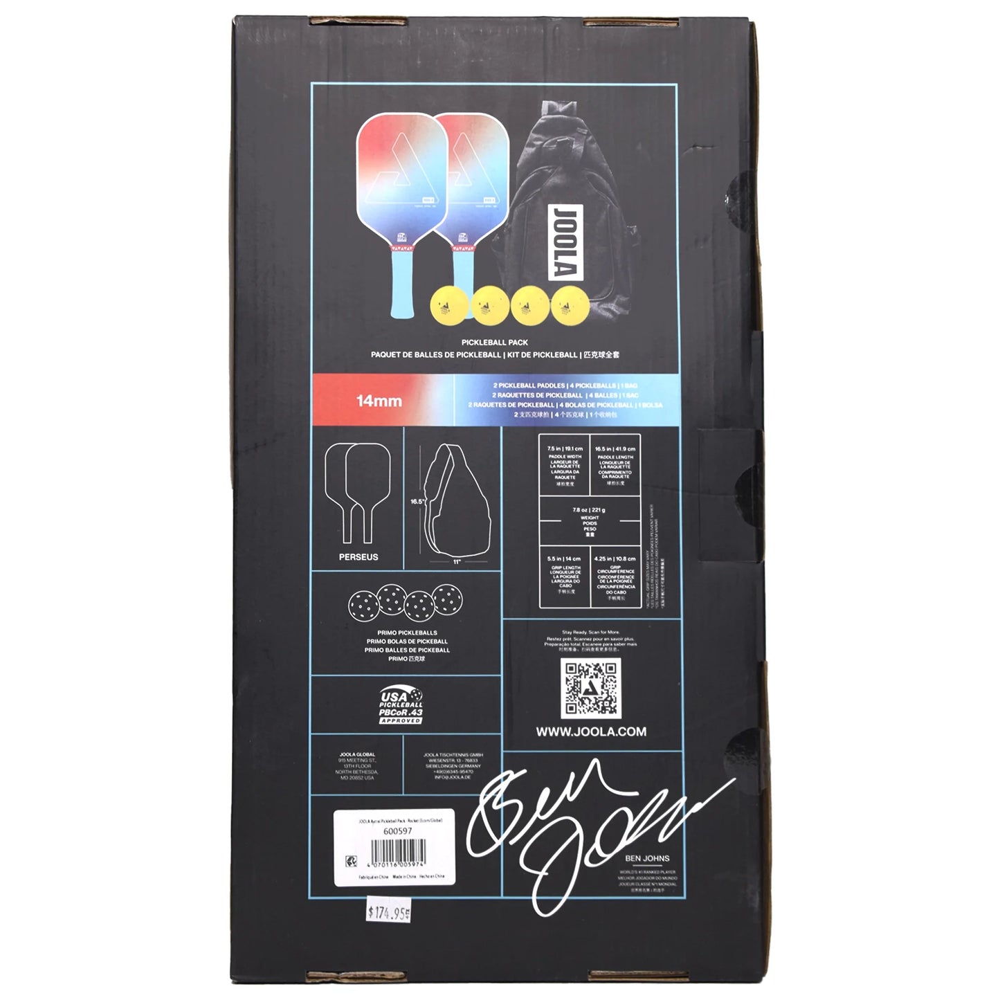 Ensemble de pickleball Joola Astral - Rocket