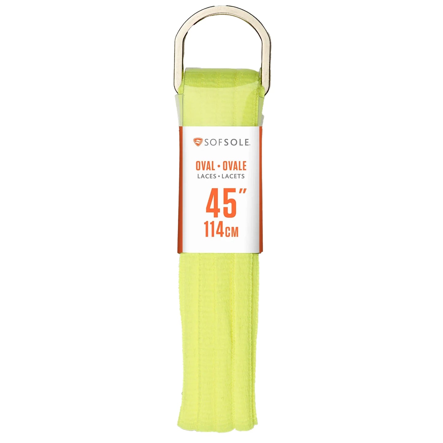Sof Sole Athletic Oval Laces 45'' - Neon Yellow - Tenniszon