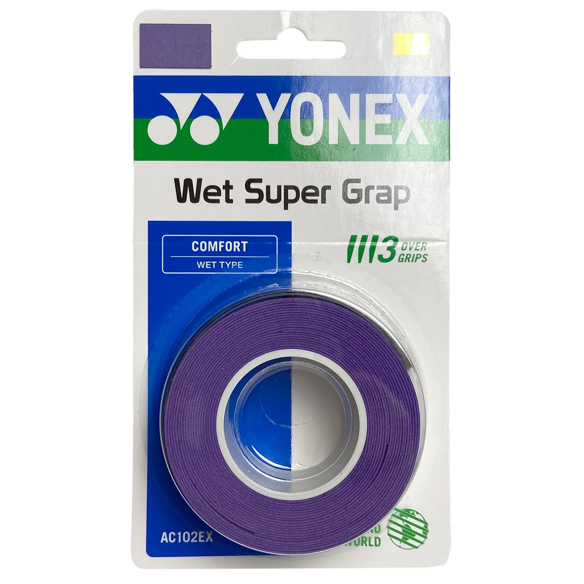Yonex overgrip Wet Super Grap (3) Deep Purple - Tenniszon