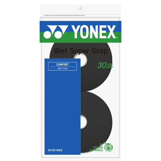 Yonex overgrip Wet Super Grap (30) Black - Tenniszon