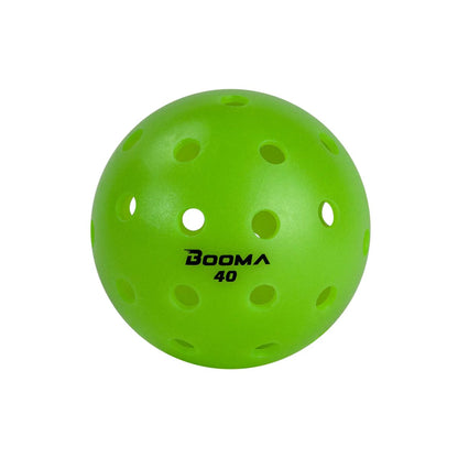 Booma 40 Balles de pickleball extérieures vertes (6)