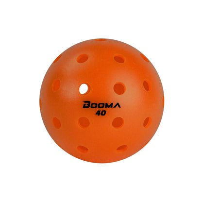 Booma 40 Balles de pickleball extérieures oranges (6)