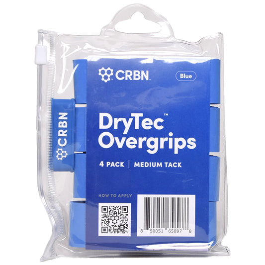 CRBN DryTec™ Overgrips Medium – Paquet de 4 – Bleu