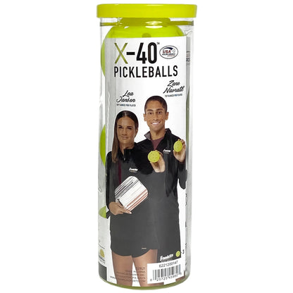 Franklin Pickleball X-40 Extérieur (Pqt de 3) - Jaune