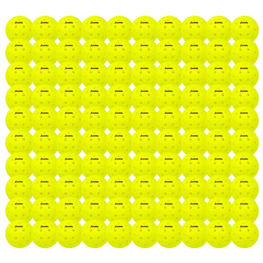 Franklin Pickleball X-40 Outdoor 100-Pack Box - Optic Yellow