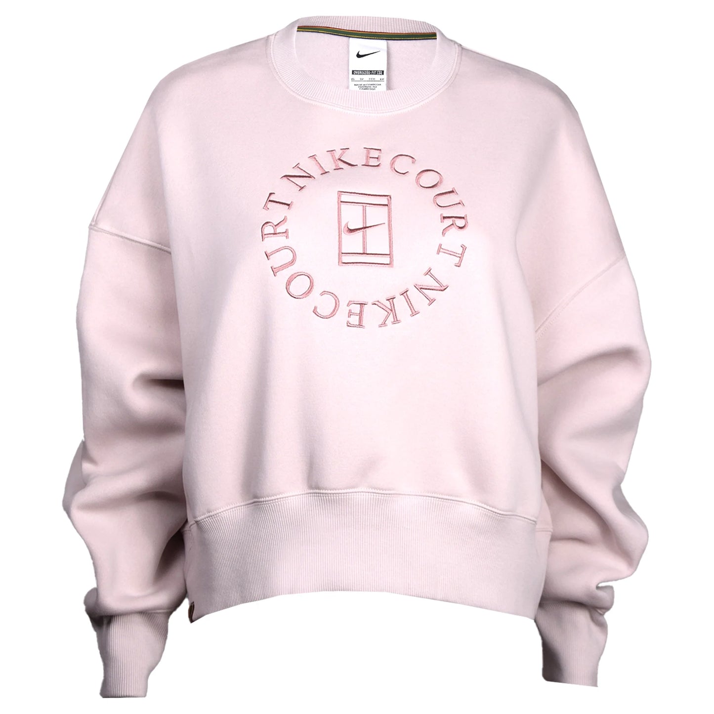 Nike Women's Court Phoenix Fleece Crew Heritage Sweatshirt HJ8988-667