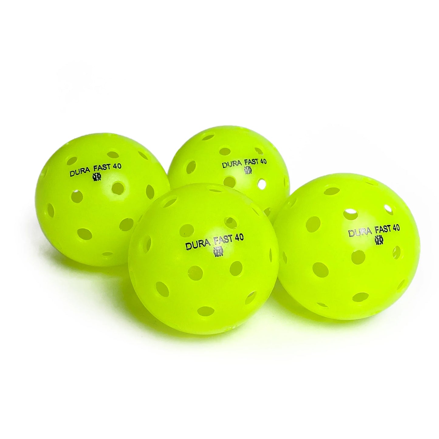 Onix balls Dura Fast 40 Outdoor Pickleball (pkg of 4) Neon Green