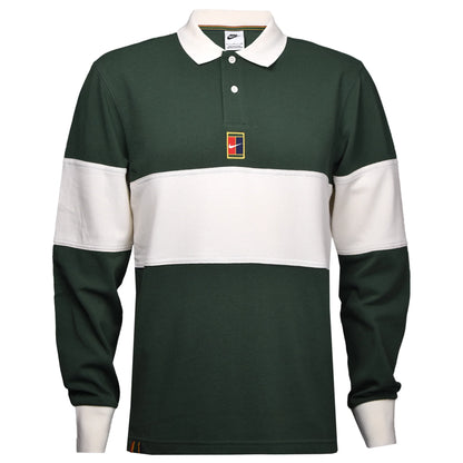 Nike Men's Court Heritage Longsleeve Polo HQ1748-323