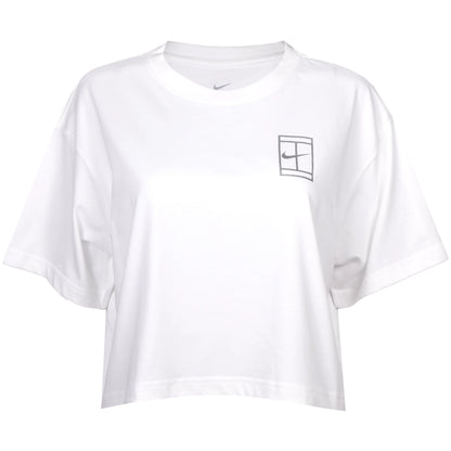 Nike Women's Court DF Slam SS Crop Tee HV6987-100
