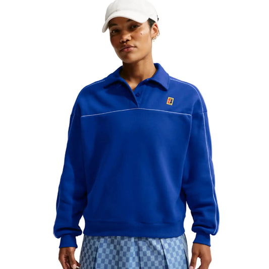 Nike Women's Court LS Fleece Top IU3253-417