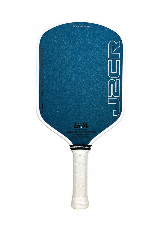 Honolulu J2CR White with Crystal Blue Endurance Surface - Elongated Handle