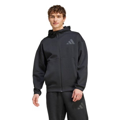 Adidas Men's Z.N.E. Full-Zip Hooded Jacket JE7538 - Black