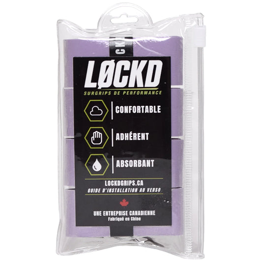 Lockd Performance Overgrips — 4-pack (Lavender)