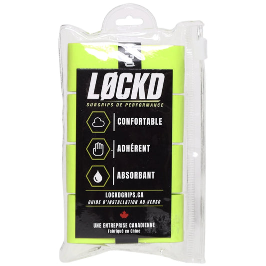 LØCKD Surgrips de performance — Lot de 4 (Néon)