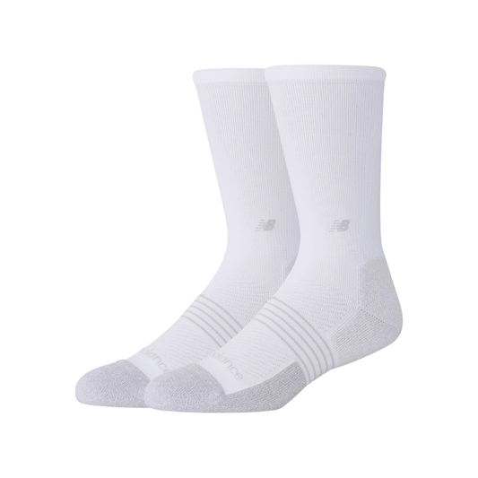 New Balance Pro Training Cushion Crew Socks (2 Pack) White