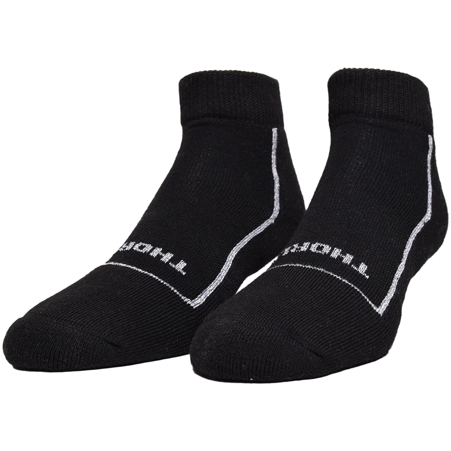 Thorlo Light Cushion Ankle Pickleball Socks Black (PBMU01-BLK)