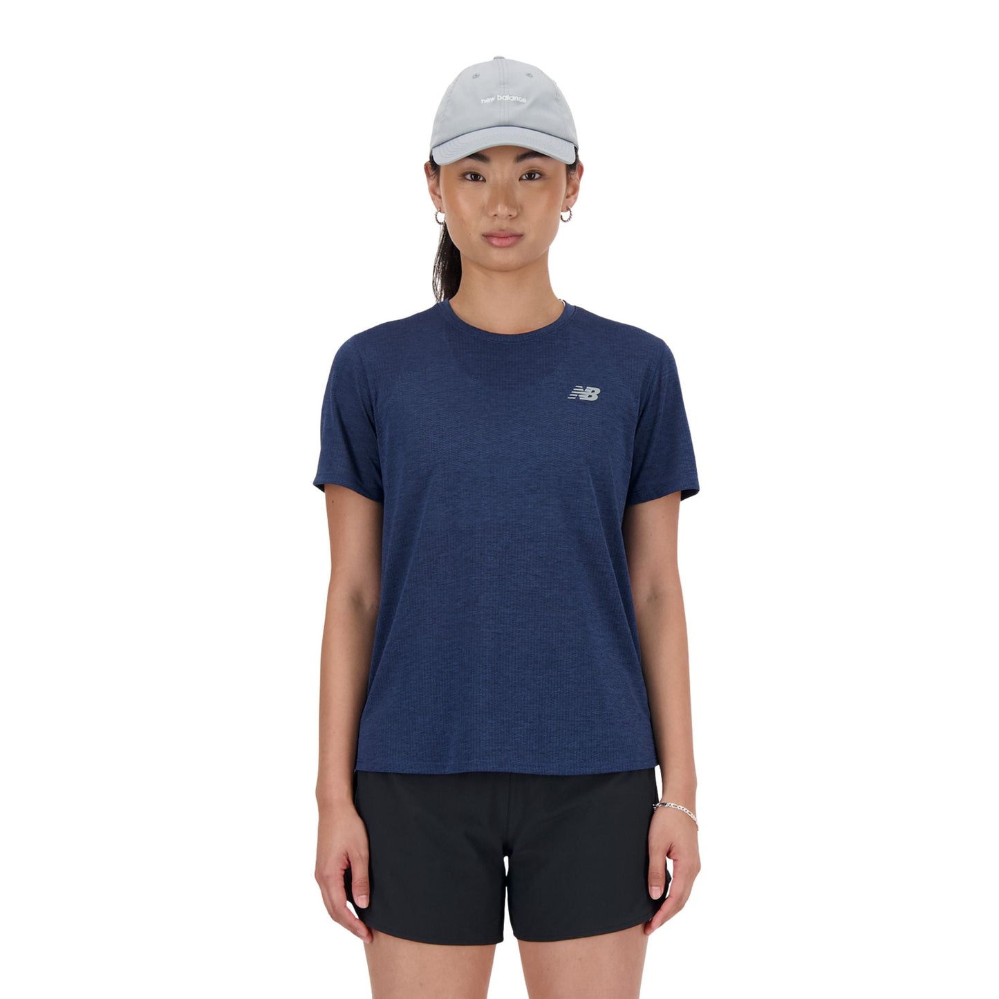 New Balance T-shirt RC Essential pour femme - Bleu marine
