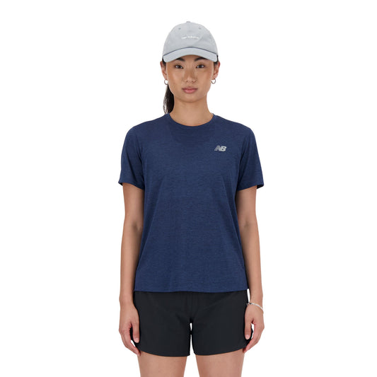 New Balance T-shirt RC Essential pour femme - Bleu marine