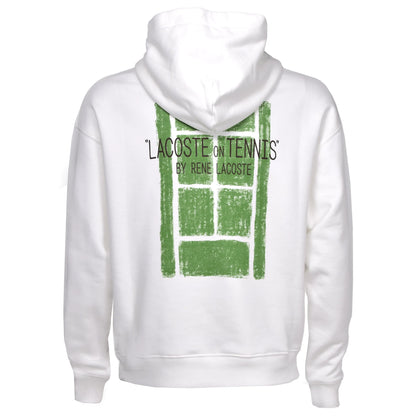 Lacoste Men's Printed Hoodie SH2196-52-70V - Tenniszon