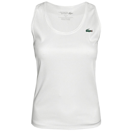 Lacoste Women's Slim Fit Ribbed Tank Top TF4874-52-001