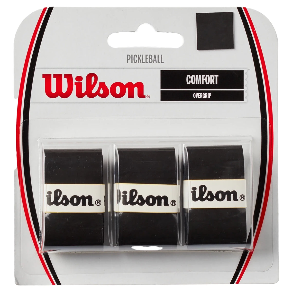 Wilson Pickleball Pro Overgrip 3 Pack Black (WR8401102) - Tenniszon