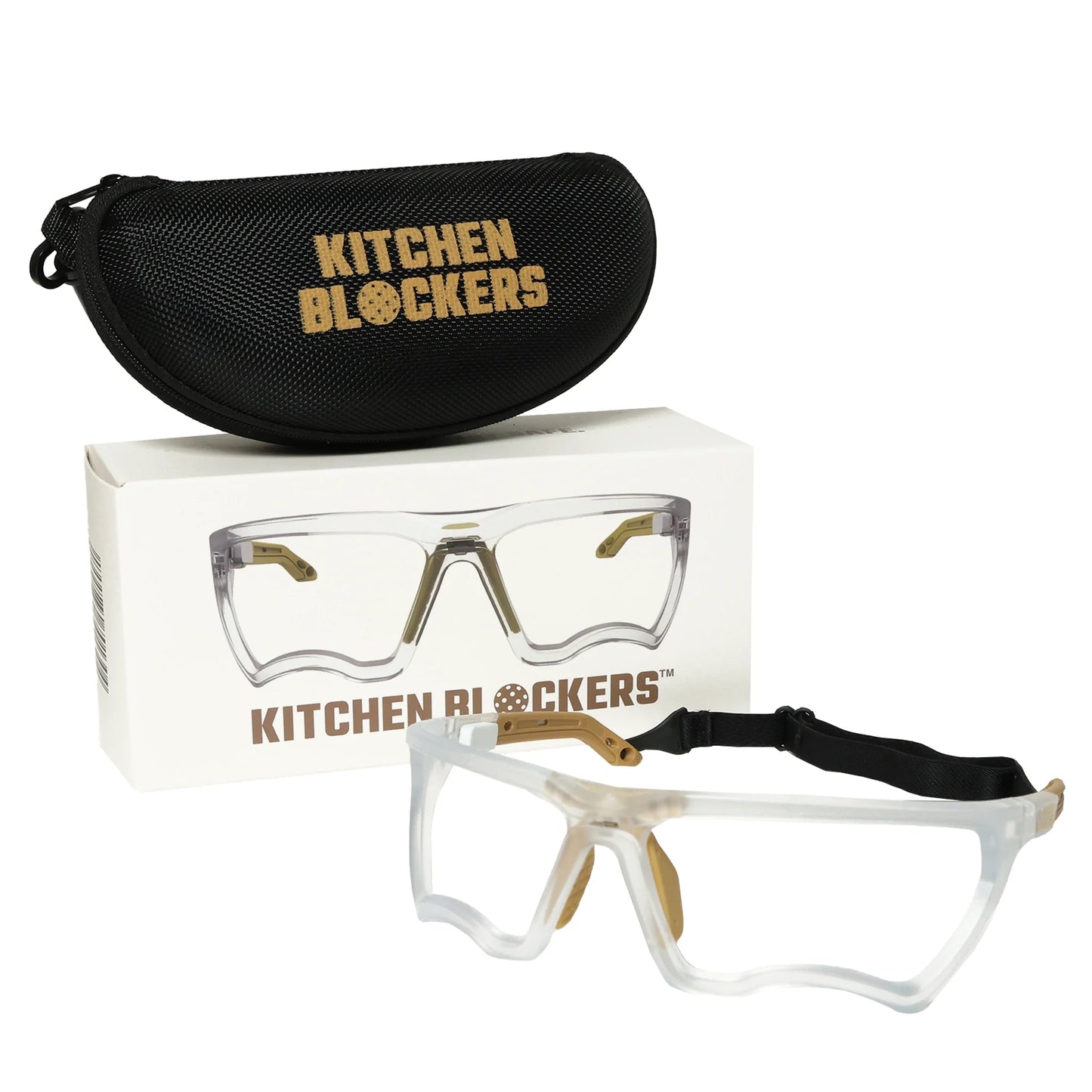 Kitchen Blockers Lensless Protective Eyewear - Clear (SlimFit)