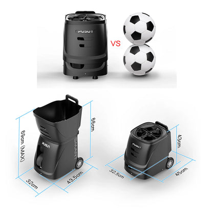 Pusun PP-SMART lance-balles portatif pour Pickleball - Rouge