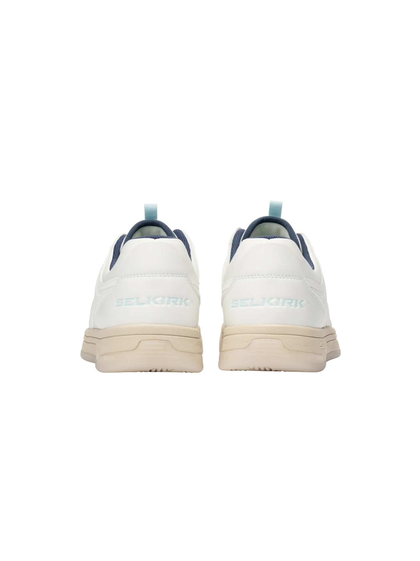 Selkirk Femme Legacy Pro Pickleball Chaussure avec technologie InfiniGrip (Blanc/Bleu)