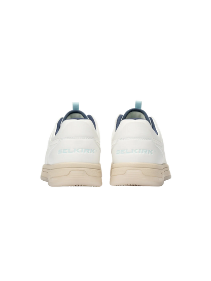Selkirk Femme Legacy Pro Pickleball Chaussure avec technologie InfiniGrip (Blanc/Bleu)
