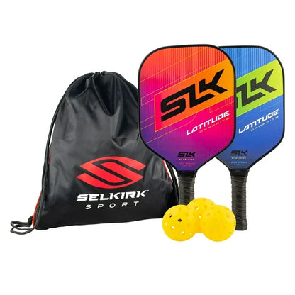 Selkirk SLK Latitude Ensemble de raquettes et balles de pickleball 1.0