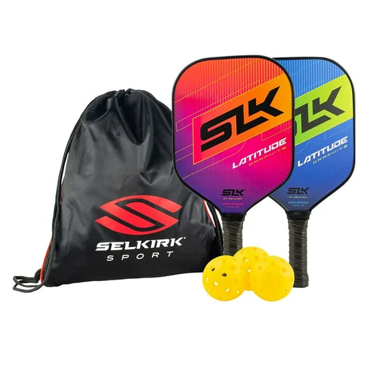 Selkirk SLK Latitude Ensemble de raquettes et balles de pickleball 1.0