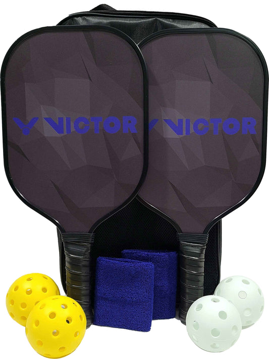 Victor ensemble de raquettes et balles de pickleball